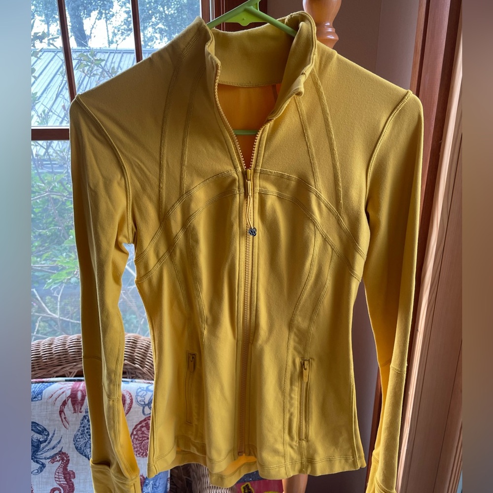 Golden Yellow Lululemon Define Jacket - Size 6